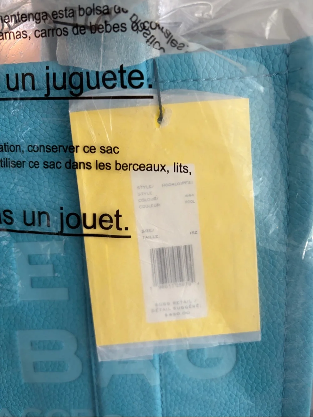 NWT The Tote Bag in Leather in Color Pool- MEDIUM - Picture 8 of 9